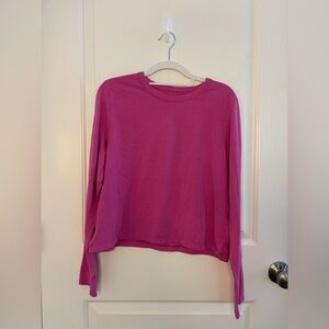 NWOT Lululemon Women's Pink Long Sleeve Flowy Top